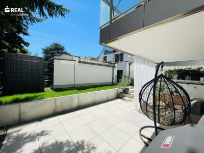 Hochwertige 3-4 Zimmer Gartenwohnung mit großer Terrasse &amp; ausgebautem Hobbyraum