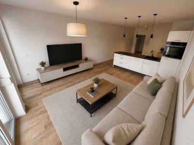 Erstbezug 1 Zi. Wohnung mit Balkon in ehemaliger Schmuckfabrik