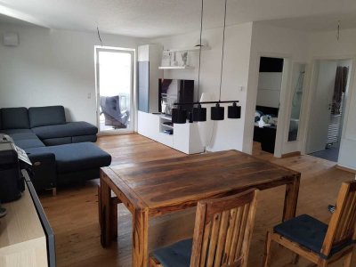 Neubau 2-Zimmer-Apartment mit Balkon Klimaanlage und Küche in Griesheim