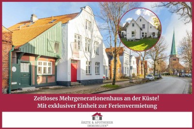 Zeitloses Mehrgenerationenhaus an der Küste – mit exklusiver Einheit zur Ferienvermietung