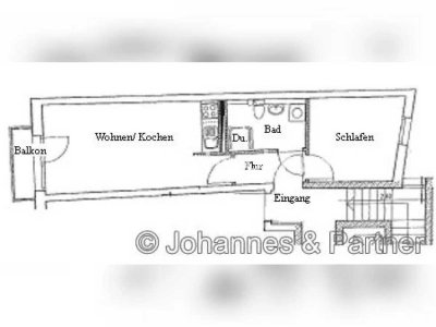 Tauschwohnung: 2 Raumwohnung