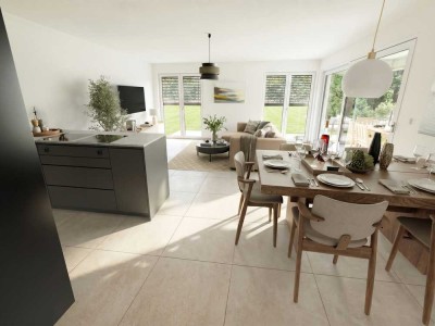 Exklusive 3-Zi-EG-Wohnung mit Terrasse (Whg. 2) | Erstbezug vsl. Mitte November 2026