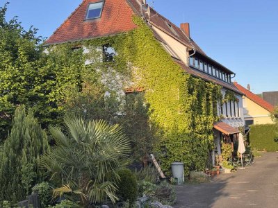 Vollständig renovierte Wohnung mit drei Zimmern sowie Terrasse, Garten und Einbauküche in Alzenau.
