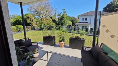 Wiesbaden-Biebrich: Schöne 2-Zimmer-Wohnung mit Terrasse, Garten in top Lage!