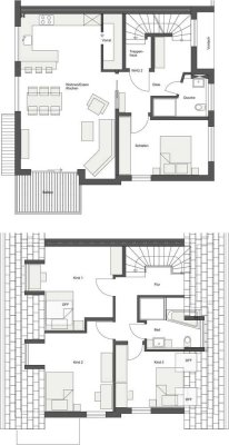 Super sonnige und außergewöhnliche Wohnung auf zwei Etagen mit Privatgarten ... bereits bezugsfertig