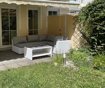 Schöne helle 3-Zimmer Wohnung mit großem Garten in Pasing