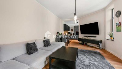 Modernes und stilvolles Wohnen in Stadtfeld Ost: möblierte 3-Zi.-Wohnung mit Balkon & Loggia