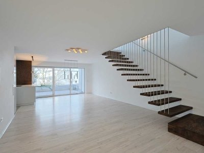 Design trifft Funktion – außergewöhnliche Wohnung mit Hauscharakter