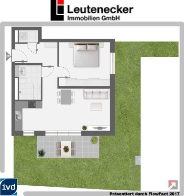 2-Zimmer-Neubau-Eigentumswohnung mit Garten in Remseck-Aldingen