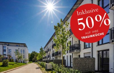 4-Zimmer-Wohnung mit Balkon + 50 % auf Küche & Möbelbonus