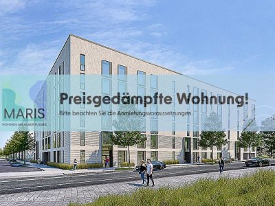 Mietpreisgedämpfte Wohnung! Erstbezug: 3-Zimmer-Wohnung mit Balkon
