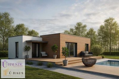 Rohe 77 – Moderner Bungalow in KfW 40, einzugsfertig inkl. KfW40, Fundamente