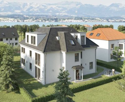 Lebensart auf höchstem Niveau: Exquisite Dachgeschosswohnung am See
