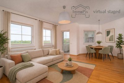 Wohnen mit Aussicht - 3 Zimmer, Loggia &amp; herrlicher Weitblick