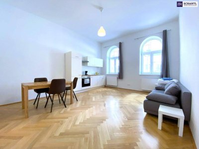 Worauf warten? 2-Zimmer + stilvoll sanierter Altbau + perfekte Raumaufteilung + ideale Infrastruktur!