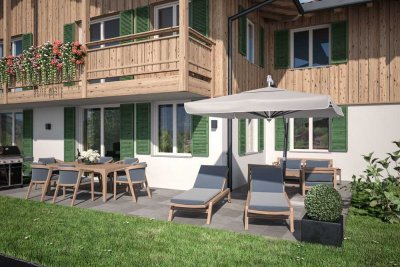 3 Zi. SÜD - Wohnung im 1. OG mit 40 m² Terrasse mit Blick ins Grüne!