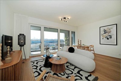 Einmalige 2-Zimmer-Dachgeschosswohnung mit Einbauküche, Weitblick und mehr!