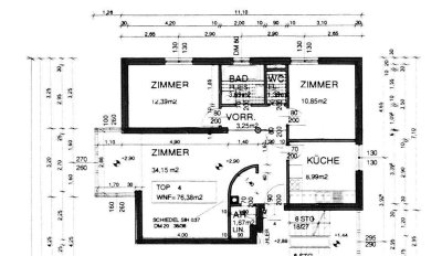 Top 4/4. Geförderte 3 Zimmer Mietwohnung | Tiefgaragenplatz.
