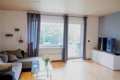 2-Zimmer Eigentumswohnung im EG mit überdachter Terrasse und Garage