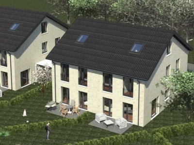 Wohnen mit Stil – Neubau-Doppelhaushälften mit eigenem Garten