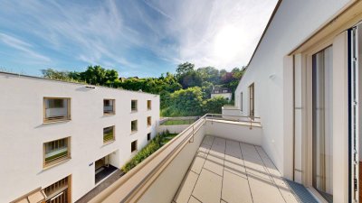 Wohnen in Krems: 2-Zimmer-Dachgeschoßwohnung mit sonnigem Balkon