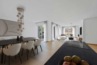 Wunderschöne und geräumige 3,5-Zimmer Neubauwohnung mit Weitblick