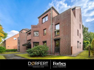 Großzügige Maisonette-Wohnung mit Dachterrasse und Kamin in Hamburg-Marienthal