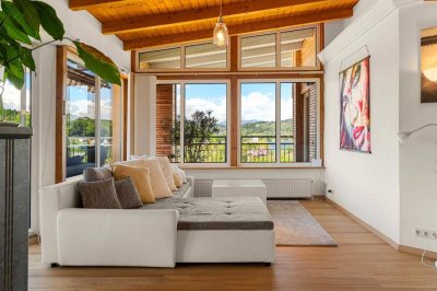 Exklusive Penthousewohnung mit spektakulärem Blick auf den Wörthersee