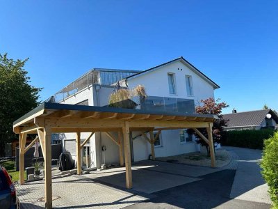 Niedrigenergie  3-Zimmer Wohnung in Passau, Patriching mit Blick und Wintergarten