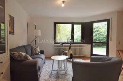 Für Singles! Liebevoll möblierte 1,5 Zimmer-Wohnung mit Garten in grüner Lage von Sonnenberg