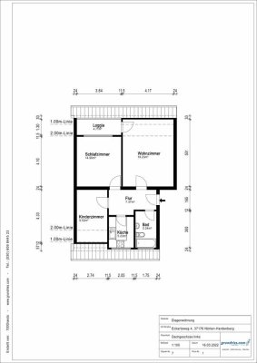 Attraktive 3-Zimmer-Dachgeschosswohnung mit EBK, Loggia & Weitblick