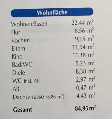 Attika-Wohnung mit 2,5 Zimmern und Balkon in Mannheim-Wallstadt