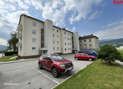 Naturnahe 3-Raum Wohnung mit Balkon! Wohn(t)raum in ländlicher Wohlfühlumgebung, mitten in der wunderbaren Pyhrn-Priel Bergwelt! Ab 01.07.2026 &amp; KEINE Befristung!