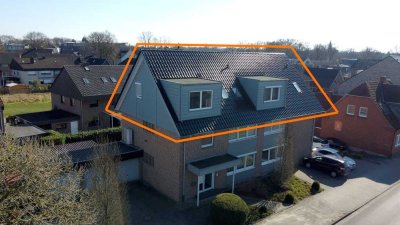 *Über den Dächern der Stadt*
Stilvolle 3-Zimmer-Wohnung mit Loggia 
in Rheine-Eschendorf