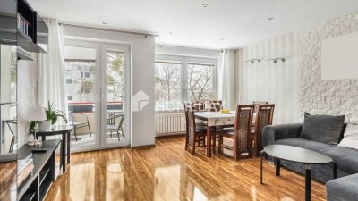Bezugsfrei und vollmöbliert: 3-Zimmer-Wohnung im Erbbaurecht mit EBK, Balkon & Stellplatz