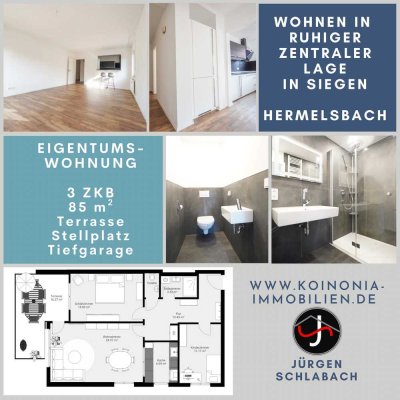 Eigentumswohnung 3ZKB in TOP-Lage von Siegen