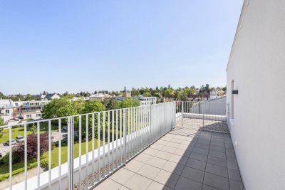 Neubau-Dachgeschosswohnung mit großzügigen Freiflächen