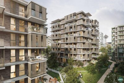 Dachgeschoß: Südwest-Balkon und Bad mit Fenster | URBAN DAHEIM | BAUFELD 13
