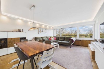Modernisierte, lichtdurchflutete 3-Zimmer-Wohnung mit Balkon & Tiefgaragenstellplatz in Münster