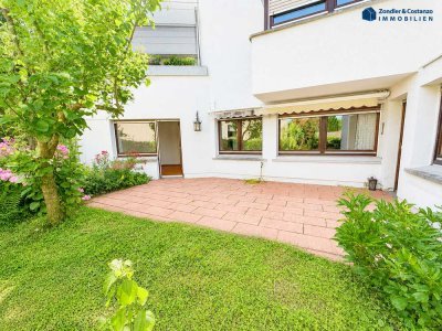 S-Wangen: * Familienfreundliche 4,5-Zi.-Whg. * ca. 120 qm * Terrasse + Gartenanteil * Einzelgarage