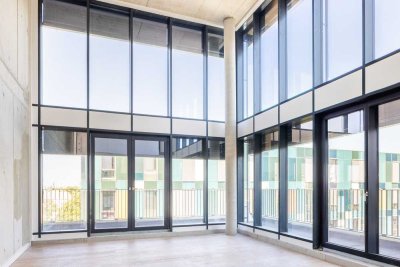 Licht, Luft, Luxus – spektakuläres Maisonette-Penthouse, bis zu 5,70 m hohe Decken