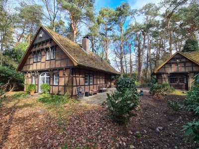 Ein Wohn-Paradies in Waldlage bei Hollenstedt-
Fachwerkhaus, Nebengebäude und Ferienhaus!