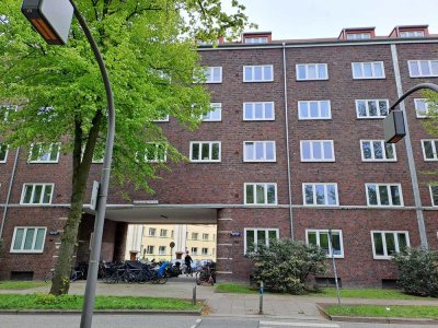 Gut geschnittene 1-Zimmer-Wohnung in Hamburg Barmbek-Süd
