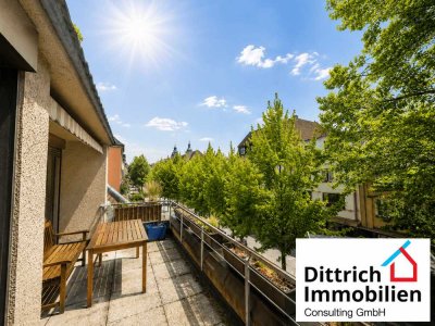 Gepflegte 4-Zimmer-Wohnung mit Balkon und Garage in zentraler Lage von Brötzingen