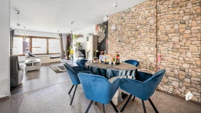 Gemütliches Reihenmittelhaus mit großer Terrasse, Garten, EBK und Kaminofen in schöner Lage
