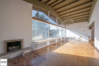 Erstbezug nach Sanierung: Großes Einfamilienhaus in einzigartiger Lage mit Weitblick und vielen Zimmern, Blick ins Grüne und in absoluter Ruhelage