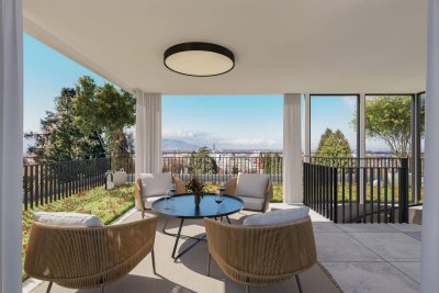 Penthouse mit ca. 146 m² und sehr großer, exklusiv nutzbarer Dachterrasse mit ca. 110 m² im 6.Geschoss