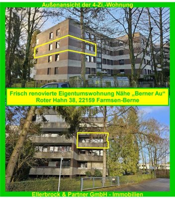Frisch renovierte 4-Zi.-Eigentumswohnung Nähe "Berner Au"