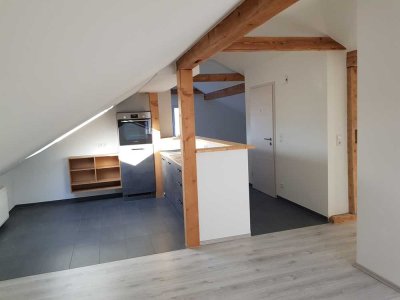 Geschmackvolle 1-Zimmer-DG-Wohnung mit EBK in Pforzheim, Sanierung in 2024