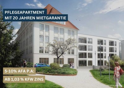 Pflegeapartment als Kapitalanlage | Investment mit Zukunft | 20 Jahre Mietgarantie!